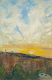 Lesser Ury, Blick aus der Atelierwohnung des Künstlers am Nollendorfplatz