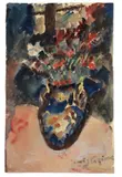 Lovis Corinth, Blumenstilleben, Um 1920, Aquarell und Deckfarbe auf Velin