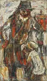 Der Onkel by Christian Rohlfs, 1928, Tempera auf Leinwand. Doubliert, sold Nov 2010