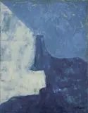 Bleu et Blanc by Serge Poliakoff, 1961, Öl auf Leinwand, sold Jun 2010