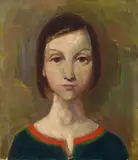 Mädchenbildnis by Karl Hofer, 1944, Öl auf Leinwand, sold Nov 2013