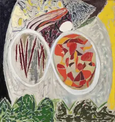 Ivan Ouhel, Infinity in the Egg, 1993, oil on canvas