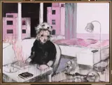 Josef Bolf, A Lonely Evening II, 2007, acrylic, ink, canvas