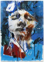 Martin Šárovec, Imaginative Fall 6, 2017, oil on wood