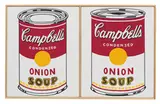 Richard Pettibone, Andy Warhol, 'Two Campbell's Soup Cans, Onion,' 1961 and 1962