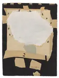 Emerson Woelffer, Untitled (Forio), 1958, Gouache, ink, and collage on paper