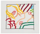Tom Wesselmann, New Bedroom Blonde Doodle, 1991, Color silkscreen on Museum Board