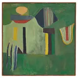 Frank Lobdell, Untitled, 1948, Oil on canvas