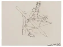 Mark di Suvero, Untitled #1 (Drawing for Nova Albion), 1965, Pencil on paper