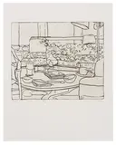 Richard Diebenkorn, #2 (from 41 Etchings Drypoints Portfolio), Hardground etching on Rives BFK paper