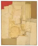 Paolo Buggiani, Muro Scritto, 1958, Oil on canvas