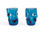 Face vases (2) by Fulvio Bianconi, c. 1950, Venini, sold Feb 2018