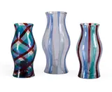 Fasce Verticale lanterns (3) by Fulvio Bianconi, c. 1953, Venini, sold Feb 2018