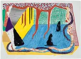 David Hockney, Ink in the Room (from Some New Prints), 1993, 23-color screenprint on Arches 88 paper