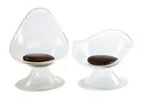 Lounge chairs (2) by Estelle & Erwine Laverne, 1967, Laverne Originals, sold Oct 2017