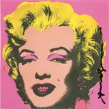 Marilyn (Castelli Gallery Invitation) by Andy Warhol, 1981, Offset color lithograph on wove paper, sold Oct 2017