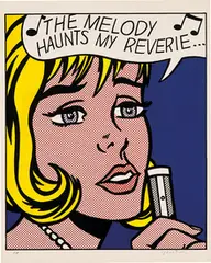 Roy Lichtenstein, Reverie (from 11 Pop Artists Portfolio, Vol. II), 1965, Color screenprint on paper