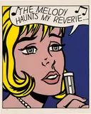 Roy Lichtenstein, Reverie (from 11 Pop Artists Portfolio, Vol. II), 1965, Color screenprint on paper