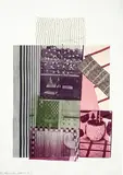 Robert Rauschenberg, Pre-Morocco (from Eight by Eight to Celebrate the Temporary Contemporary), 11-color lithograph on Rives BFK paper