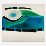 Ralph Du Casse, Forest Dwelling Hermit, 1961, oil and acrylic on canvas