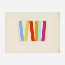 Charles Hinman, Untitled, 1972, graphite and gouache on paper