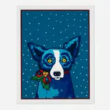 Paper Ribbons and Me by George Rodrigue, 2000, screenprint in colors, sold Dec 2023