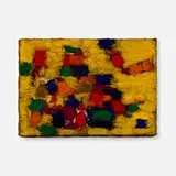 Tom Hannan, Yellow Mosaic, c. 1965, oil on linen