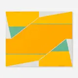 Larry Zox, Yellow Abstract