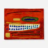 Tom Hannan, Red Sea, c. 1965, oil on canvas