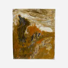 Susanna Heller, Orange Trees, 1990, oil and graphite on paper