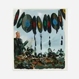 Zohar Lazar, 'Less You Wanta Get Downloaded, 2010, gouache on paper