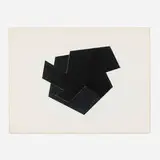 James Reineking, Untitled, 1975, graphite and paper collage on paper