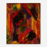 William Buchanan, Abstraction, oil on canvas board