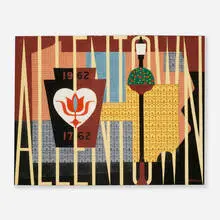 Richard Peter Hoffman, Allentown, Pennsylvania, 1962, gouache on paper