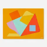 Josef Zenk, Tangerine Dream, oil on Masonite