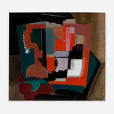 Eleanor de Laittre, Composition, 1943, watercolor, gouache and graphite on paper