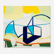 Mark Brosseau, Building Up, 2010, mixed water media on canvas