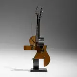 Arman, Abacale Guitar, 1994, patinated bronze