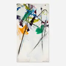 Alexander Liberman, Erg XXXI, 1977, acrylic and charcoal on canvas