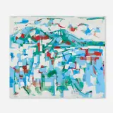 Carl Holty, Untitled, oil on board