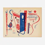 Wassily Kandinsky, Untitled (from XXe Siècle), 1939, woodcut in colors