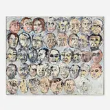 Ian Summers, Untitled (Presidents), oil on canvas