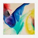 Paul Jenkins, Phenomena Yellow Cast, 1967, oil on canvas