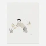 Marcel Dzama, Radio Has Told You What To Do, c. 2005, ink and watercolor on paper