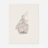 Amy Cutler, Bellow, 2001, black and white pencil on paper