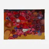 Pat Adams, Il me plait, 1959, gouache on paper
