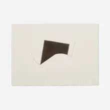 James Reineking, 1:8 VIII, 1980, ink and embossing on paper
