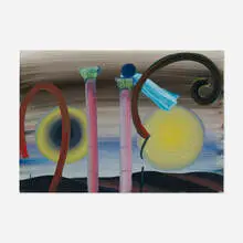 Gabi Klasmer, Untitled, 1976, oil and acrylic on paper