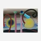 Gabi Klasmer, Untitled, 1976, oil and acrylic on paper