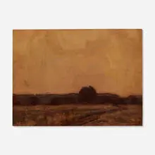 Gershon Benjamin, Landscape, 1921, oil on panel